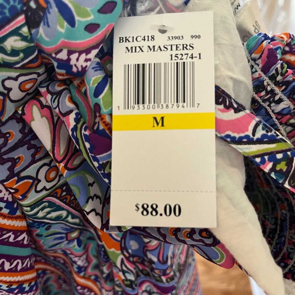 NWT Masters Multicolor Geometric Boho Maxi Dress - Picture 12 of 12